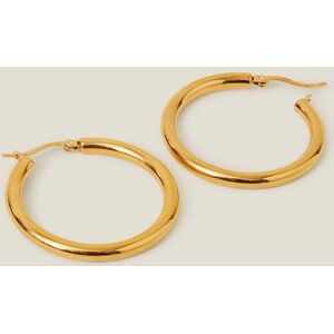 Accessorize Accessorize Gold Tone 14ct Stainless Steel Chunky Hoops damen Accessorize Accessorize Gold Tone 14ct Stainless Steel Chunky Hoops damen