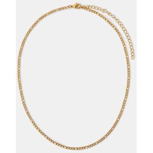 Accessorize Accessorize Gold Tone Stainless Steel Figaro Chain Necklace damen Accessorize Accessorize Gold Tone Stainless Steel Figaro Chain Necklace damen