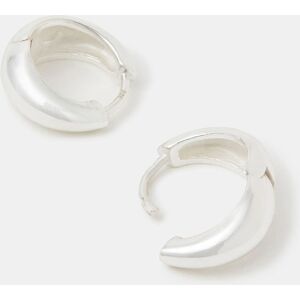 Accessorize Accessorize Silver Tone Sterling Chunky Hoop Earrings damen Accessorize Accessorize Silver Tone Sterling Chunky Hoop Earrings damen