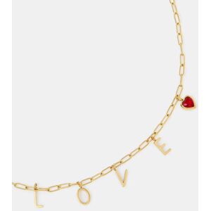 Accessorize Accessorize Gold Tone Stainless Steel Love Charm Necklace damen Accessorize Accessorize Gold Tone Stainless Steel Love Charm Necklace damen