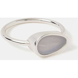 Accessorize Accessorize Silver Sterling Plated Chalcedony Ring damen Accessorize Accessorize Silver Sterling Plated Chalcedony Ring damen