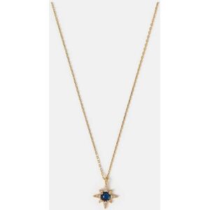 Accessorize Accessorize Gold 14ct Plated Gemstone Star Pendant Necklace damen Accessorize Accessorize Gold 14ct Plated Gemstone Star Pendant Necklace damen