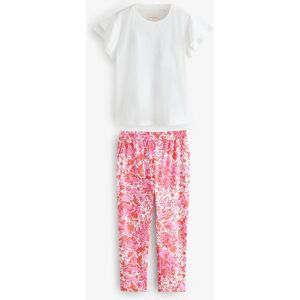 Laura Ashley Laura Ashley Kurzarm-Pyjama aus Jersey mit Rüschen damen Laura Ashley Laura Ashley Kurzarm-Pyjama aus Jersey mit Rüschen damen