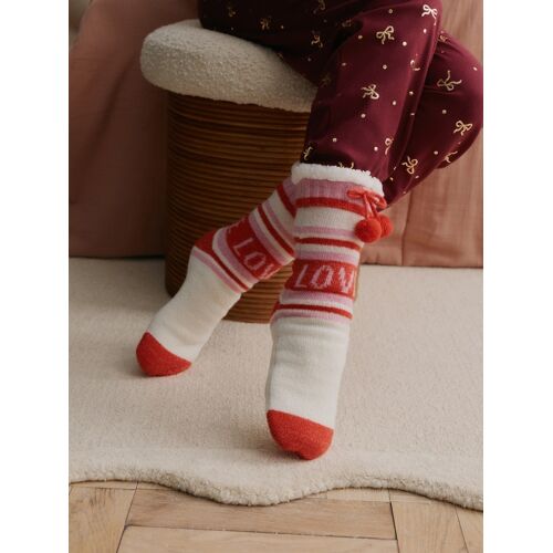 Bath & Body Works Bath & Body Works Pink/Red Slipper Socks damen