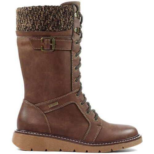 Lunar Lunar Brown Caesar Wide Fit Boots damen