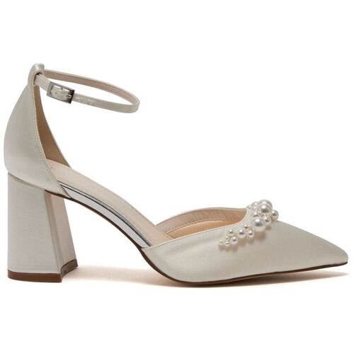 Rainbow Club Rainbow Club White Aurelia Ankle Strap Satin Shoes EU 39.5 (UK 6.5) damen