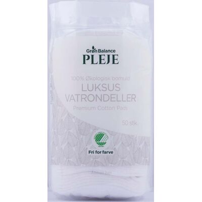 Gron Balance Bio-Baumwollpads 50 Stück - Baumwollpads Gron Balance Bio-Baumwollpads 50 Stück - Baumwollpads