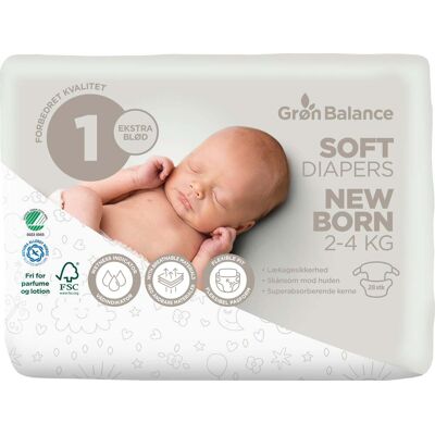 Gron Balance Baby Windeln 2-4kg - Windeln Gron Balance Baby Windeln 2-4kg - Windeln