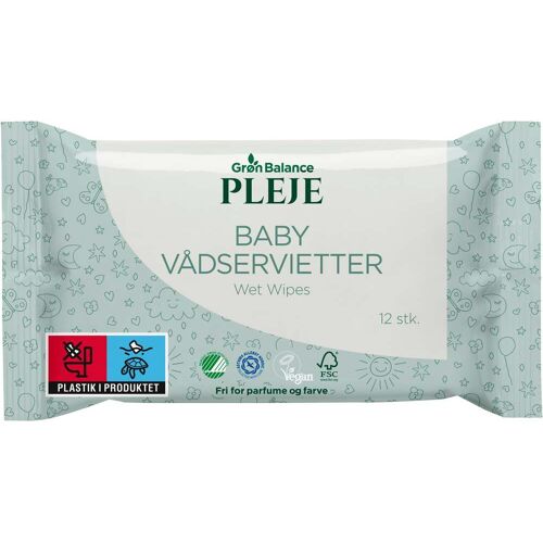 Groen Balance Baby-Feuchttücher 3x12 Stück Reisepackung