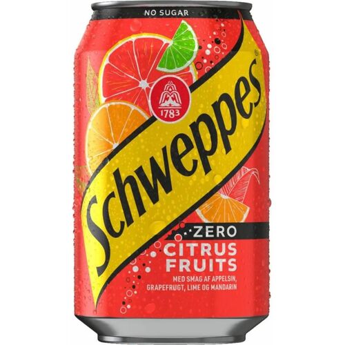 Schweppes Citrus Mix ohne Zucker - 12 x 0,33 L