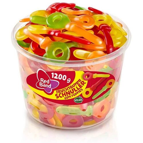 Red Band Fruchtgummi Schnuller - 1200 g