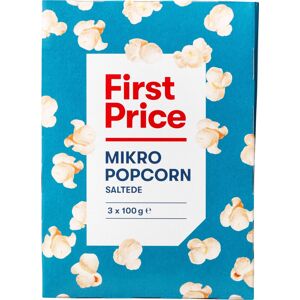 First Price Mikrowellen Popcorn - 3 Stück, 300 g First Price Mikrowellen Popcorn - 3 Stück, 300 g