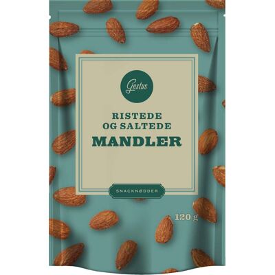 Gestus Mandeln geröstet/salz - 120 g Snack Gestus Mandeln geröstet/salz - 120 g Snack