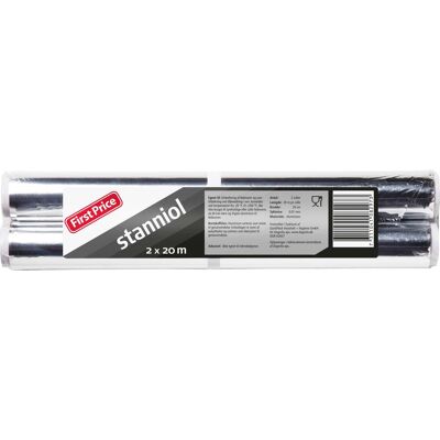 First Price Aluminiumfolie - 20m Rolle - Lebensmittelverpackung First Price Aluminiumfolie - 20m Rolle - Lebensmittelverpackung