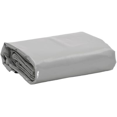 vidaXL Abdeckplane Grau 3,5x5 m 650 g/m² Grau vidaXL Abdeckplane Grau 3,5x5 m 650 g/m² Grau