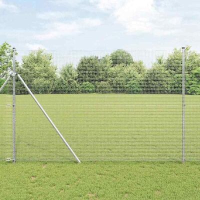 vidaXL 13 Pfosten aus Stahl verzinkt Zaun - Zaun vidaXL 13 Pfosten aus Stahl verzinkt Zaun - Zaun