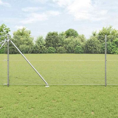 Argent Galvanisiertes Stahlzaunpfosten - 25 x 1 m - Zaunpfosten Argent Galvanisiertes Stahlzaunpfosten - 25 x 1 m - Zaunpfosten