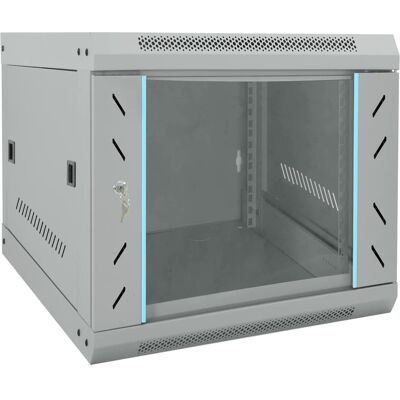 vidaXL Netzwerkschrank mit Speicher Grau 53 x 60 x 45 cm Stahl Grau vidaXL Netzwerkschrank mit Speicher Grau 53 x 60 x 45 cm Stahl Grau