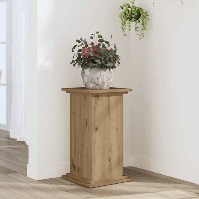 vidaXL Pflanzenständer Artisan-Eiche 33x33x60 cm Holzwerkstoff Braun vidaXL Pflanzenständer Artisan-Eiche 33x33x60 cm Holzwerkstoff Braun