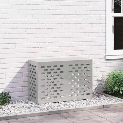 vidaXL - 90x40x60 cm - Silber - Klimaanlagenabdeckung vidaXL - 90x40x60 cm - Silber - Klimaanlagenabdeckung