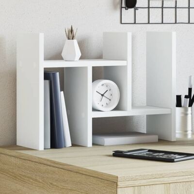 vidaXL Schreibtisch-Organizer Weiß 34,5x15,5x35,5 cm Holzwerkstoff Weiß vidaXL Schreibtisch-Organizer Weiß 34,5x15,5x35,5 cm Holzwerkstoff Weiß