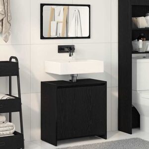 vidaXL Badezimmer-Schrank Schwarz - Modern, Kompakt, Langlebig vidaXL Badezimmer-Schrank Schwarz - Modern, Kompakt, Langlebig