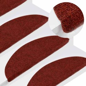 vidaXL Stufenmatten Selbstklebend 15 Stk. 56x17x3 cm Rot Rot vidaXL Stufenmatten Selbstklebend 15 Stk. 56x17x3 cm Rot Rot