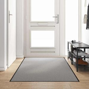 vidaXL Fußmatte Grau und Schwarz 120 x 300 cm 100% Polyamid Grau vidaXL Fußmatte Grau und Schwarz 120 x 300 cm 100% Polyamid Grau
