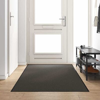 vidaXL Fußmatte Anthrazit und Schwarz 120 x 300 cm 100% Polyamid Anthrazit vidaXL Fußmatte Anthrazit und Schwarz 120 x 300 cm 100% Polyamid Anthrazit