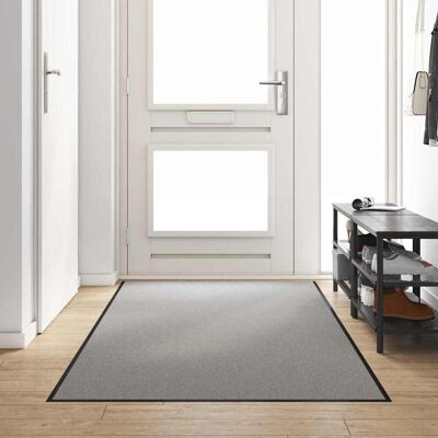 VidaXL Rechteckiger grauer Türvorleger - Türmatte VidaXL Rechteckiger grauer Türvorleger - Türmatte