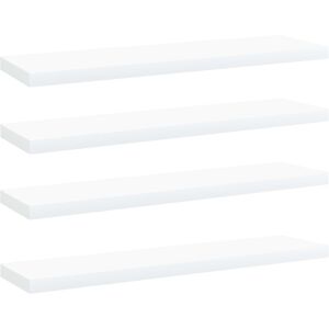 vidaXL Bücherregal-Bretter 4 Stk. Weiß 40x10x1,5 cm Holzwerkstoff Weiß vidaXL Bücherregal-Bretter 4 Stk. Weiß 40x10x1,5 cm Holzwerkstoff Weiß
