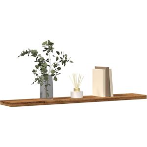 vidaXL Wandregale 4 Stk. Altholz-Optik 60x20x1,5 cm Holzwerkstoff Braun vidaXL Wandregale 4 Stk. Altholz-Optik 60x20x1,5 cm Holzwerkstoff Braun