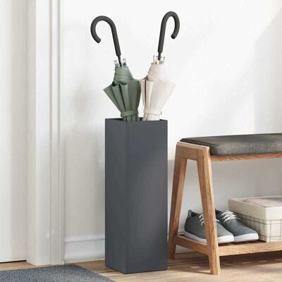 vidaXL Regenschirmständer Anthrazit 15,5 x 15,5 x 49 cm Stahl Anthrazit vidaXL Regenschirmständer Anthrazit 15,5 x 15,5 x 49 cm Stahl Anthrazit