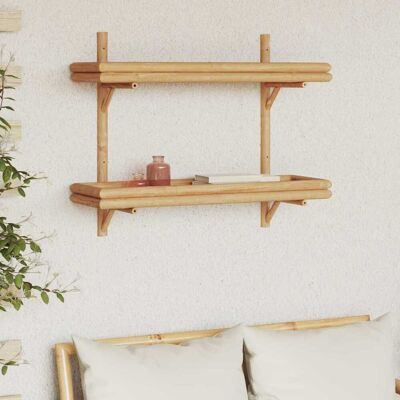 vidaXL Bambus Wandregal Naturfinish - Wandregal vidaXL Bambus Wandregal Naturfinish - Wandregal