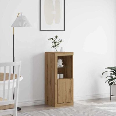 Vidaxl Rustik Holzbufet mit LED-Lichtern - Sideboard Vidaxl Rustik Holzbufet mit LED-Lichtern - Sideboard