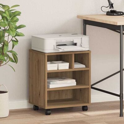vidaXL Druckerständer Braun - Büromöbel vidaXL Druckerständer Braun - Büromöbel