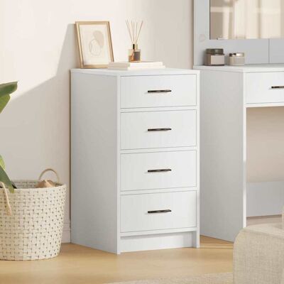 vidaXL Weiß Modernes Rechteck Buffet - Buffet vidaXL Weiß Modernes Rechteck Buffet - Buffet
