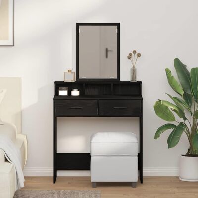 Vidaxl Schwarze Eiche 79x41x140cm Schminktisch - Kommode Vidaxl Schwarze Eiche 79x41x140cm Schminktisch - Kommode