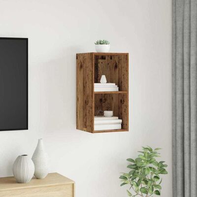 vidaXL TV-Schrankset 37 x 37 x 72 cm Altholz Holzwerkstoff Braun vidaXL TV-Schrankset 37 x 37 x 72 cm Altholz Holzwerkstoff Braun