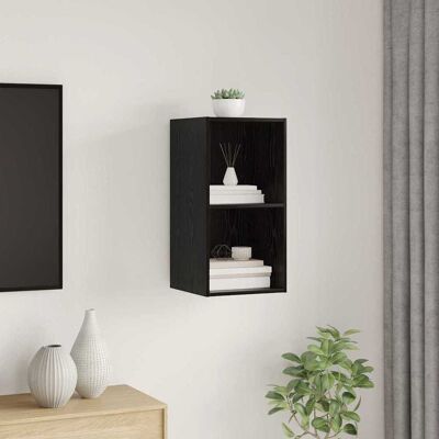 vidaXL TV-Schrankset 37 x 37 x 72 cm Schwarz Eichen-Optik Schwarz vidaXL TV-Schrankset 37 x 37 x 72 cm Schwarz Eichen-Optik Schwarz