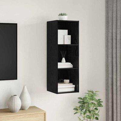 vidaXL TV-Schrankset 37 x 37 x 107 cm Schwarz Eichen-Optik Schwarz vidaXL TV-Schrankset 37 x 37 x 107 cm Schwarz Eichen-Optik Schwarz