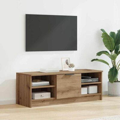 vidaXL TV-Schränk 102 x 35 x 36,5 cm Artisan-Eiche Holzwerkstoff Braun vidaXL TV-Schränk 102 x 35 x 36,5 cm Artisan-Eiche Holzwerkstoff Braun