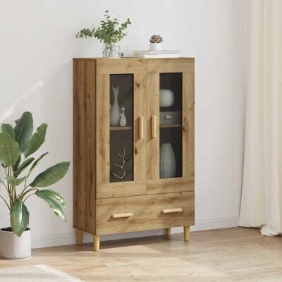 vidaXL Highboard Artisan-Eiche 70 x 31 x 115 cm Holzwerkstoff Braun vidaXL Highboard Artisan-Eiche 70 x 31 x 115 cm Holzwerkstoff Braun
