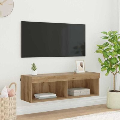 vidaXL TV-Wandschrank 100 x 30 x 30 cm Artisan-Eiche Holzwerkstoff Braun vidaXL TV-Wandschrank 100 x 30 x 30 cm Artisan-Eiche Holzwerkstoff Braun