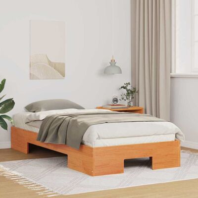 vidaXL Bettgestell Braun 100 x 200 cm Braun vidaXL Bettgestell Braun 100 x 200 cm Braun