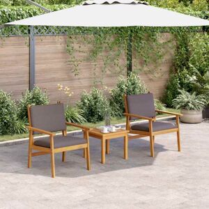 vidaXL Anthrazit Akazienholz Gartenmöbel-Set vidaXL Anthrazit Akazienholz Gartenmöbel-Set