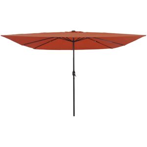 Vidaxl Quadratischer Gartenschirm - LED-Lichter, UV-beständig, 295x245 cm Vidaxl Quadratischer Gartenschirm - LED-Lichter, UV-beständig, 295x245 cm