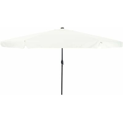 Vidaxl Garten-Schirm mit LED-Lichtern ø395x245 cm Beige - Terrassenschirm Vidaxl Garten-Schirm mit LED-Lichtern ø395x245 cm Beige - Terrassenschirm