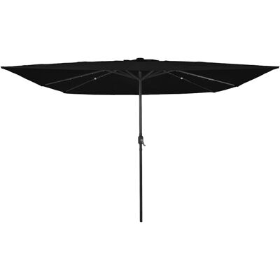Vidaxl Quadratischer Gartenparasol mit LED-Lichtern Vidaxl Quadratischer Gartenparasol mit LED-Lichtern