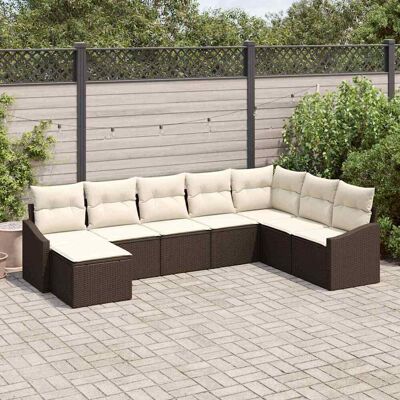 IKEA Braune Poly Rattan Gartenset - Gartenmöbelset IKEA Braune Poly Rattan Gartenset - Gartenmöbelset